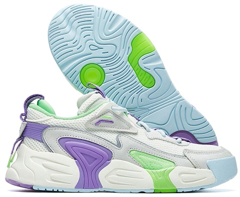 斐乐SWARM低帮螺纹运动鞋 紫/白/灰 F12M021213FSP Shop 斐乐SWARM低帮螺纹运动鞋 紫/白/灰 F12M021213FSP