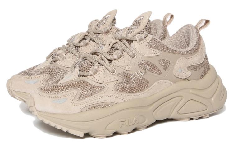 Lookbook Fila 斐樂 Tena City 透氣減震 低幫老爹鞋 男女同款 咖哩色 韓版