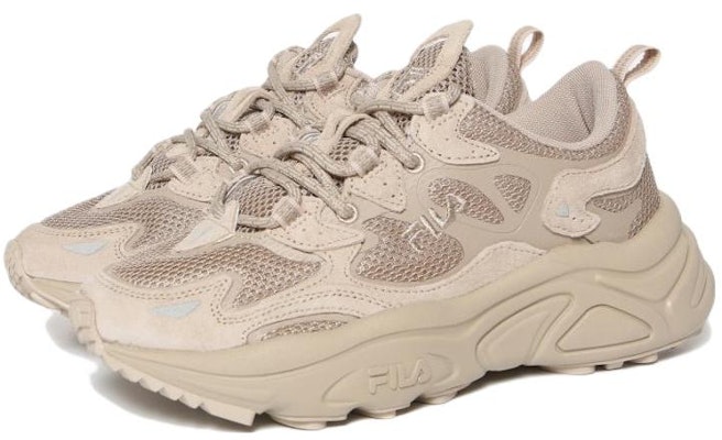 Fila 斐樂 Tena City 透氣減震 低幫老爹鞋 男女同款 咖哩色 韓版 Lookbook Fila 斐樂 Tena City 透氣減震 低幫老爹鞋 男女同款 咖哩色 韓版