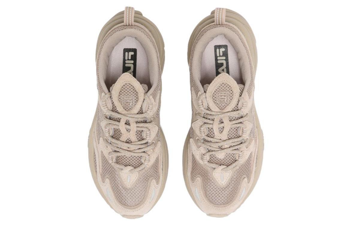 Shop Fila 斐樂 Tena City 透氣減震 低幫老爹鞋 男女同款 咖哩色 韓版