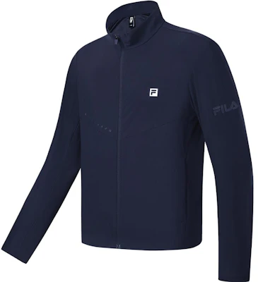 FILA Tennis Athletics Navy Full-Zip Slim Fit Sports Jacket A11M331501F-NV Order FILA Tennis Athletics Navy Full-Zip Slim Fit Sports Jacket A11M331501F-NV