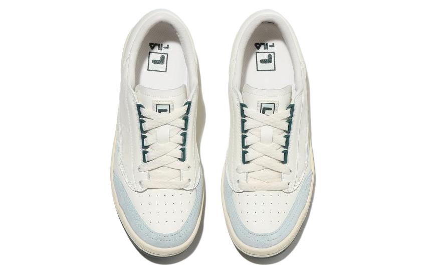 Shop FILA斐樂 Tennis Og 舒適百搭 防滑耐磨 低幫 網球鞋 男女同款 白藍色