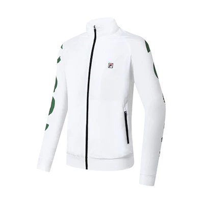FILA Tennis Series Solid Color Letter Print Tennis Jacket A11M313703F-WT