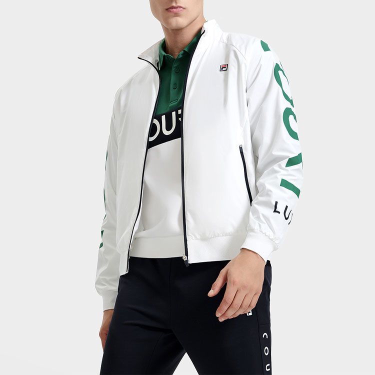 FILA Tennis Series Solid Color Letter Print Tennis Jacket A11M313703F-WT 圖 7