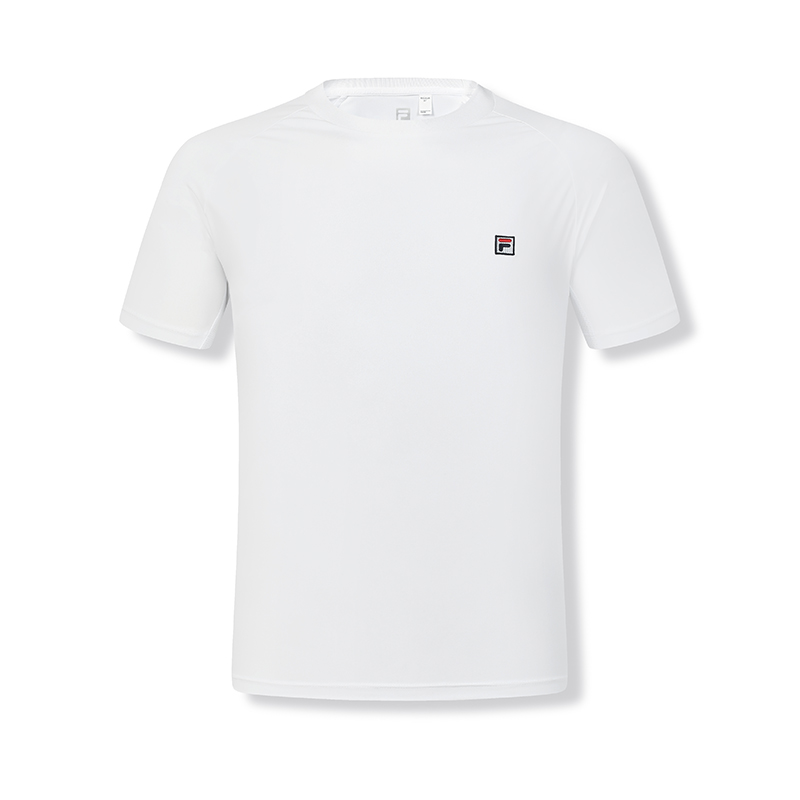 FILA Tennis UV Protection Summer T-Shirt - Bright White, Breathable & Cool A11M433108FWT