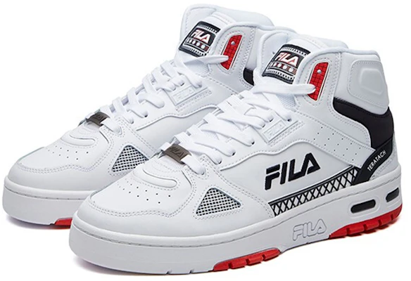 FILA Teratach Mid-Top Wit/Rood/Zwart F12M111211FWN Lookbook FILA Teratach Mid-Top Wit/Rood/Zwart F12M111211FWN