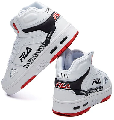 FILA Teratach Mid-Top Wit/Rood/Zwart F12M111211FWN Purchase FILA Teratach Mid-Top Wit/Rood/Zwart F12M111211FWN