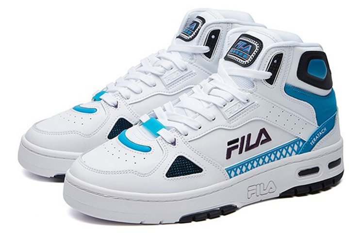 Order FILA Teratach Mid Blanc/Bleu F12M111211FWB