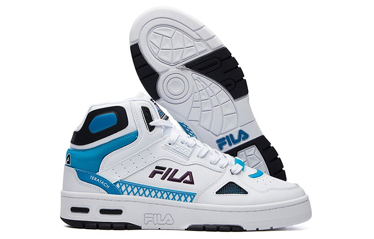 Shop FILA Teratach Mid Blanc/Bleu F12M111211FWB