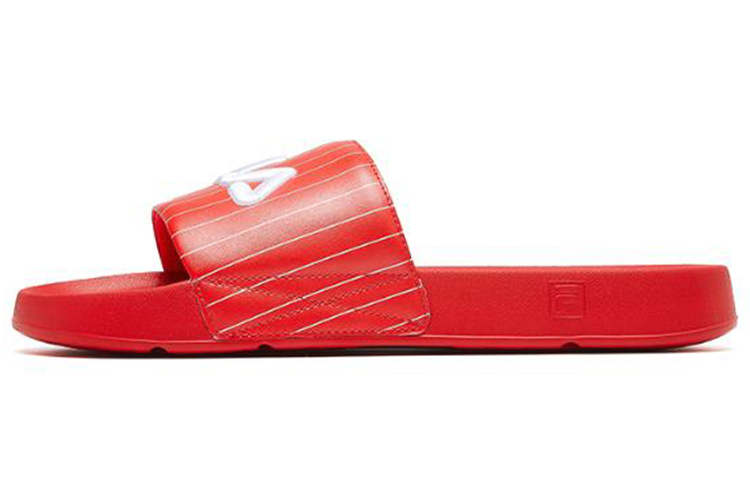 FILA Thick Sole Beach Red Slippers F12M024610FRD