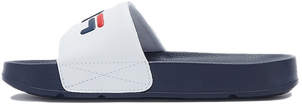 FILA Thick Sole Casual Slides 'White Blue' 1SM00560D_422 Buy FILA Thick Sole Casual Slides 'White Blue' 1SM00560D_422
