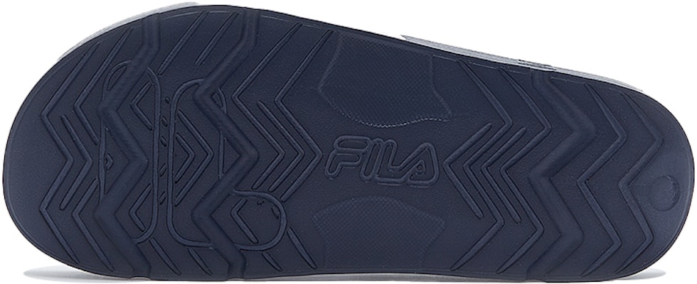 FILA Thick Sole Casual Slides 'White Blue' 1SM00560D_422 Details for FILA Thick Sole Casual Slides 'White Blue' 1SM00560D_422