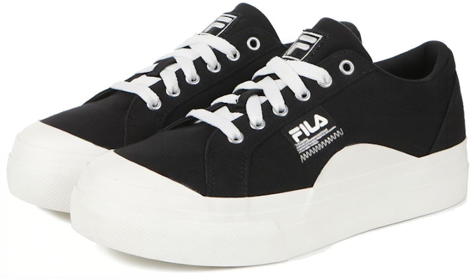 FILA Thick Sole Skateboarding Shoes Black White Version 1XM01170_001 Order FILA Thick Sole Skateboarding Shoes Black White Version 1XM01170_001