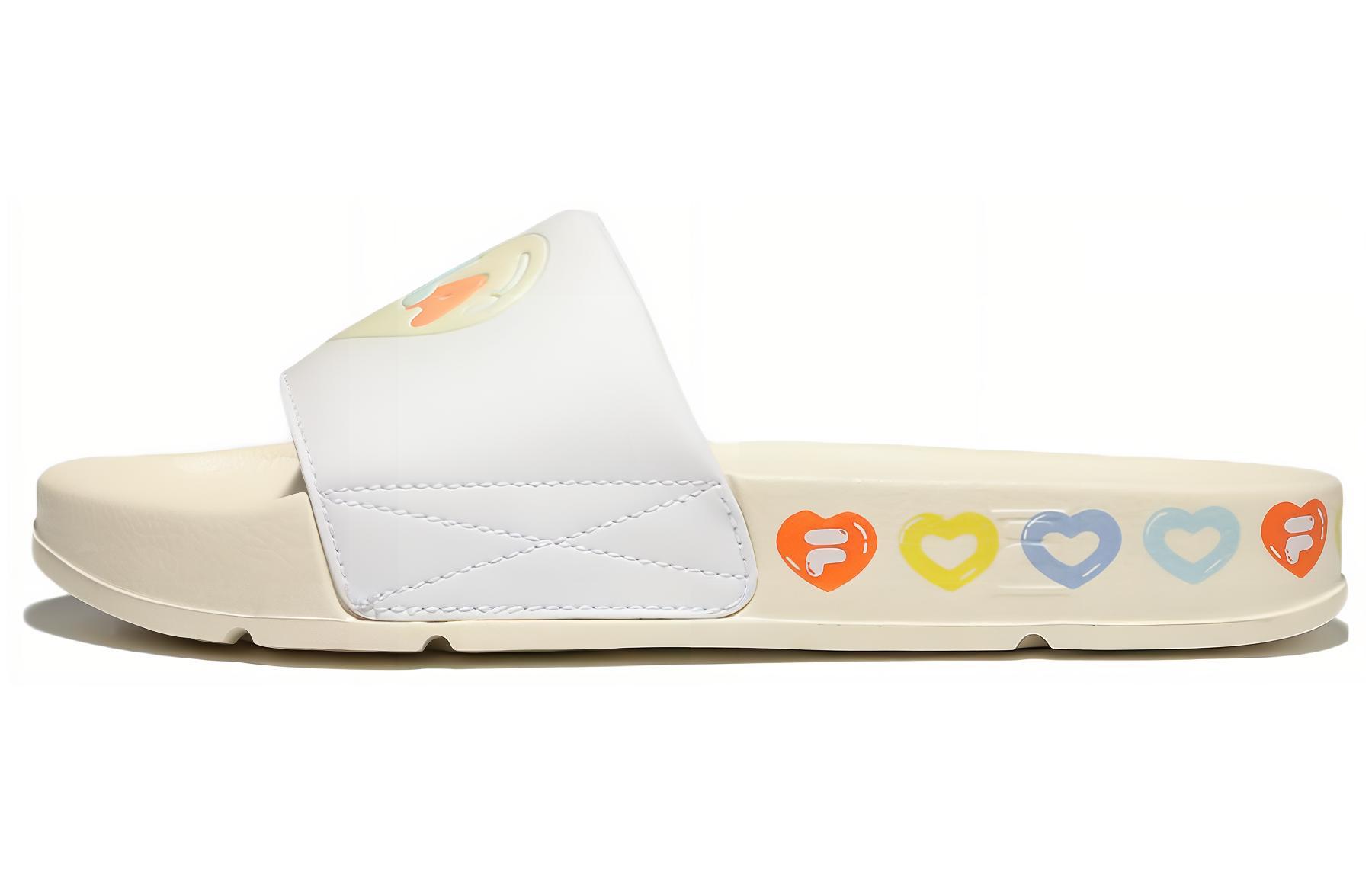 FILA Thick Sole Unisex White Korean Version Slippers 'Light White' 1SM01619E_920