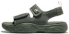 Sandal Fila Platform Velcro Hijau Versi Korea Uniseks 1SM01562D_207