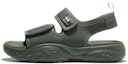 Buy Sandal Fila Platform Velcro Hijau Versi Korea Uniseks 1SM01562D_207