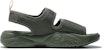 Sandal Fila Platform Velcro Hijau Versi Korea Uniseks 1SM01562D_207