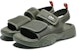 Sandal Fila Platform Velcro Hijau Versi Korea Uniseks 1SM01562D_207