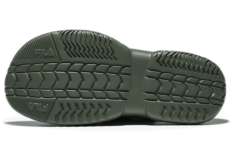 Details for FILA Thick Sole Velcro Green Korean Version Unisex Sandals 1SM01562D_207