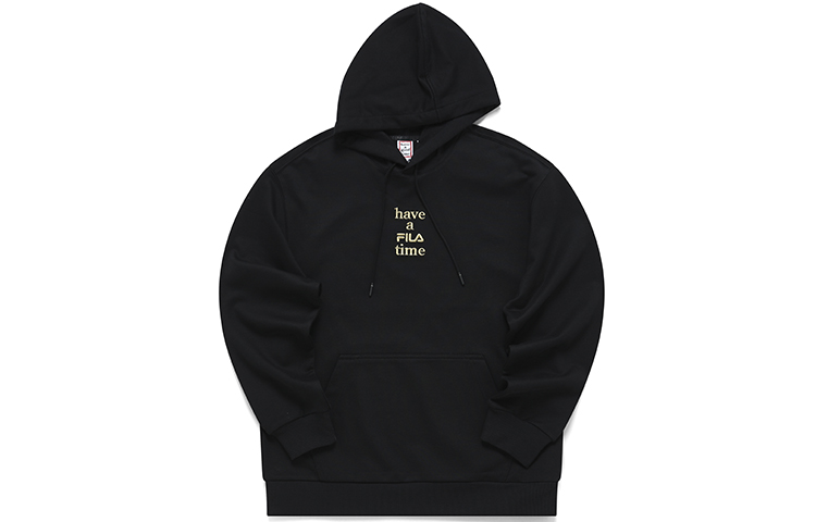 FILA Tiger Year Hoodie Black Unisex Casual Knit Hoodie F11U219201F-BK