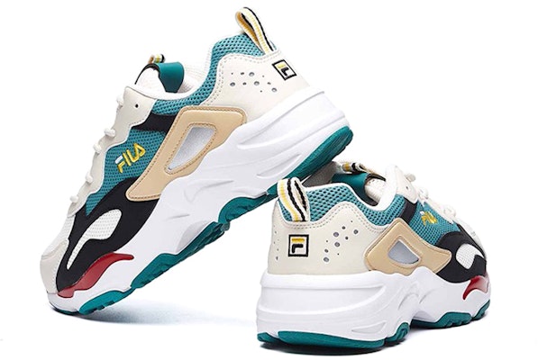 FILA Tracer低帮跑鞋 绿色/白色/黑色 F12M021111FBJ Lookbook FILA Tracer低帮跑鞋 绿色/白色/黑色 F12M021111FBJ