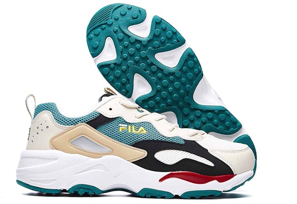 FILA Tracer低帮跑鞋 绿色/白色/黑色 F12M021111FBJ Shop FILA Tracer低帮跑鞋 绿色/白色/黑色 F12M021111FBJ