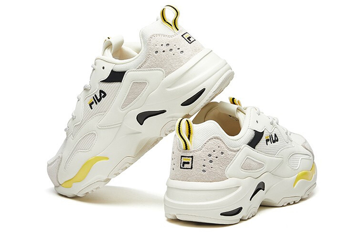 Shop FILA Tracer 'Blanco Negro Amarillo' F12M011109FWY
