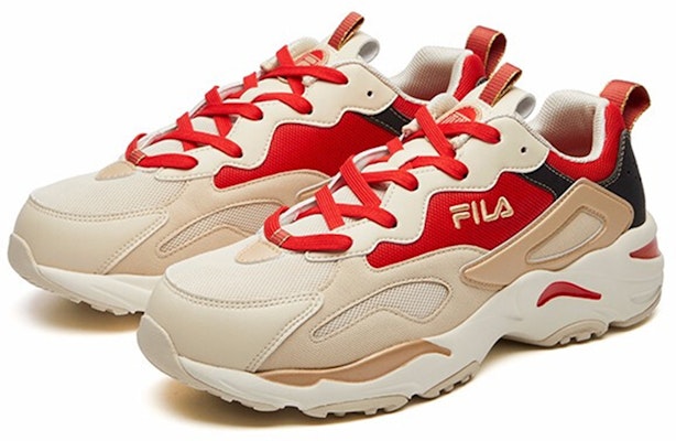 FILA Tracer Low 'Beige Red' F12M111127FAF Lookbook FILA Tracer Low 'Beige Red' F12M111127FAF