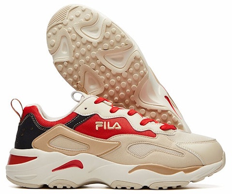 FILA Tracer Low 'Beige Red' F12M111127FAF Details for FILA Tracer Low 'Beige Red' F12M111127FAF
