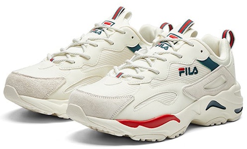 FILA Tracer Low '白绿红' 运动鞋 F12M021111FWR Lookbook FILA Tracer Low '白绿红' 运动鞋 F12M021111FWR