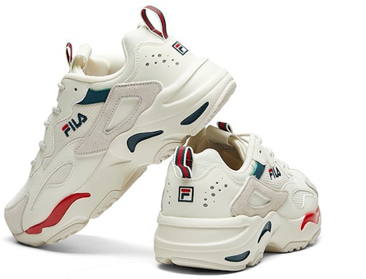 FILA Tracer Low 'White Green Red' F12M021111FWR Shop FILA Tracer Low 'White Green Red' F12M021111FWR