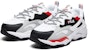 Kasut Larian FILA Tracer Low Hitam/Putih/Merah F12M021111FBW