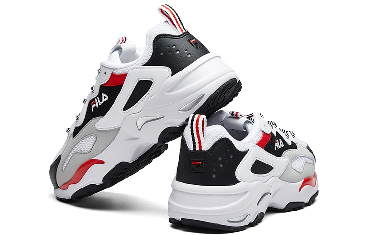 Lookbook FILA 低帮跑鞋 黑/白/红 F12M021111FBW