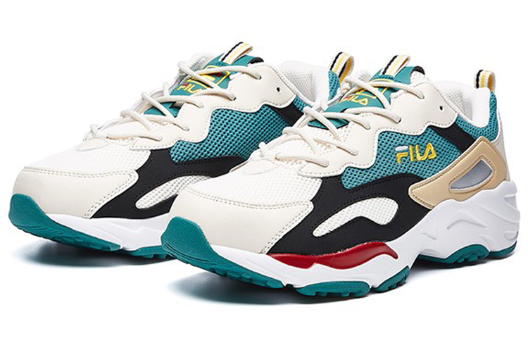 Lookbook FILA Tracer Lage Hardloopschoenen Groen/Wit/Zwart F12M021111FBJ