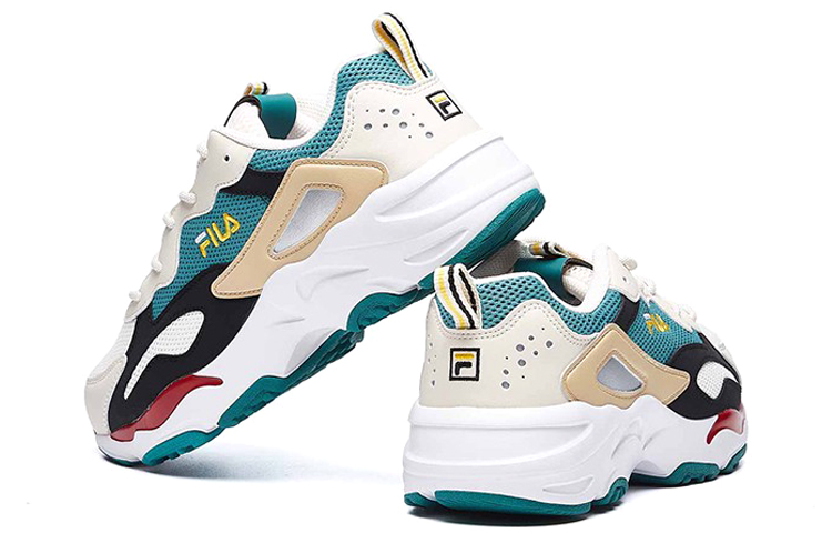 Shop FILA Tracer Lage Hardloopschoenen Groen/Wit/Zwart F12M021111FBJ