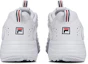 Shop FILA Tracer Lage Hardloopschoenen Wit FS1SIA3130X_WWT