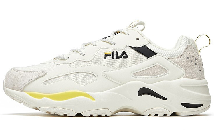 FILA Tracer Low Running Shoes White/Grey/Yellow F12M021111FWY