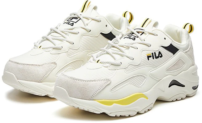 FILA Tracer Low Hardloopschoenen Wit/Grijs/Geel F12M021111FWY Lookbook FILA Tracer Low Hardloopschoenen Wit/Grijs/Geel F12M021111FWY