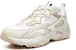 FILA Tracer Mesh Retro Kasut Tapak Tebal Kasual Beige F12M021116FAG