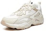 Order FILA Tracer Mesh Retro Kasut Tapak Tebal Kasual Beige F12M021116FAG