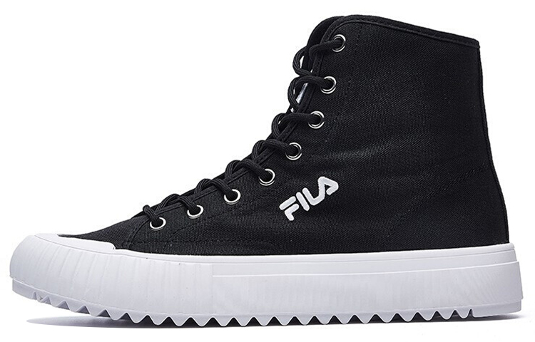 Buy Fila 斐樂 Trail 潮流舒適 高筒帆布鞋 黑白