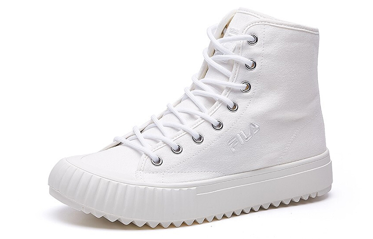 Order Fila 斐樂 Trail 高筒帆布鞋 棉花糖白