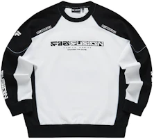 FILA Trendy Letter Colorblock Pullover Sweatshirt - Standard White T11M411208FWT FILA Trendy Letter Colorblock Pullover Sweatshirt - Standard White T11M411208FWT