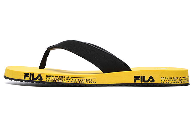 FILA Trevi Slides 'Yellow Black' F12M226508FBK