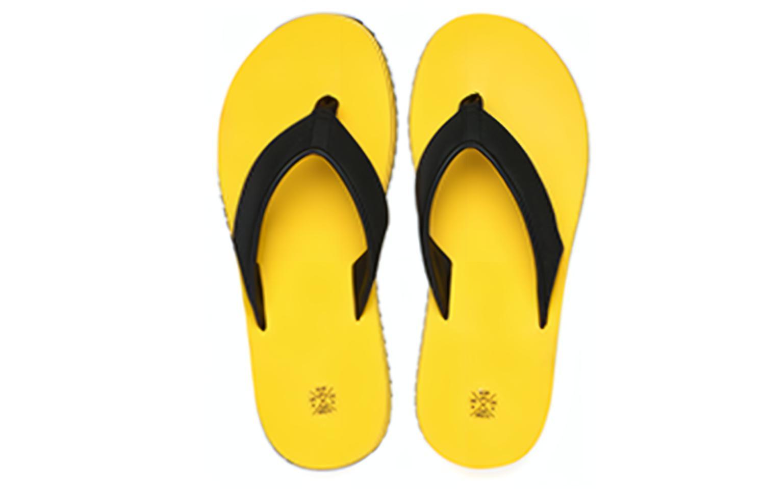 Lookbook Claquettes FILA Trevi ''Jaune Noir''. F12M226508FBK