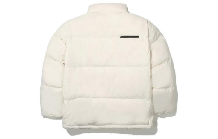 Lookbook FILA UNI FW22 白色高领绗缝夹克 男女通用 简约设计 FS2DJE4101X-OWH