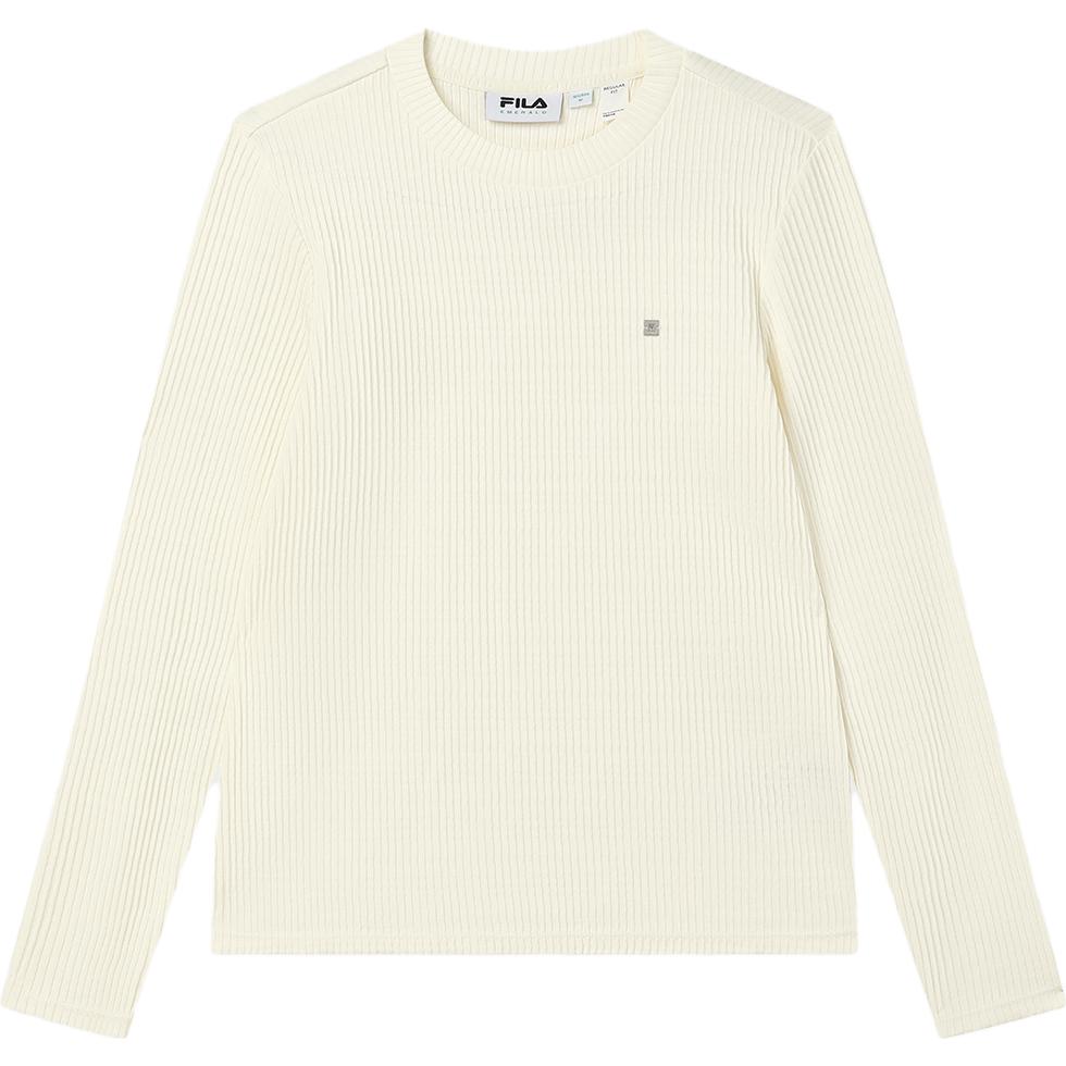 FILA Unisex 2023 Fall Casual Loose Knit Sweatshirt in Longlin Pink F51U338298F-LP