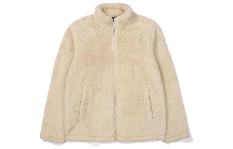 FILA Unisex Beige Solid Color Full-Zip Track Jacket FS2PLF4101X-LBE