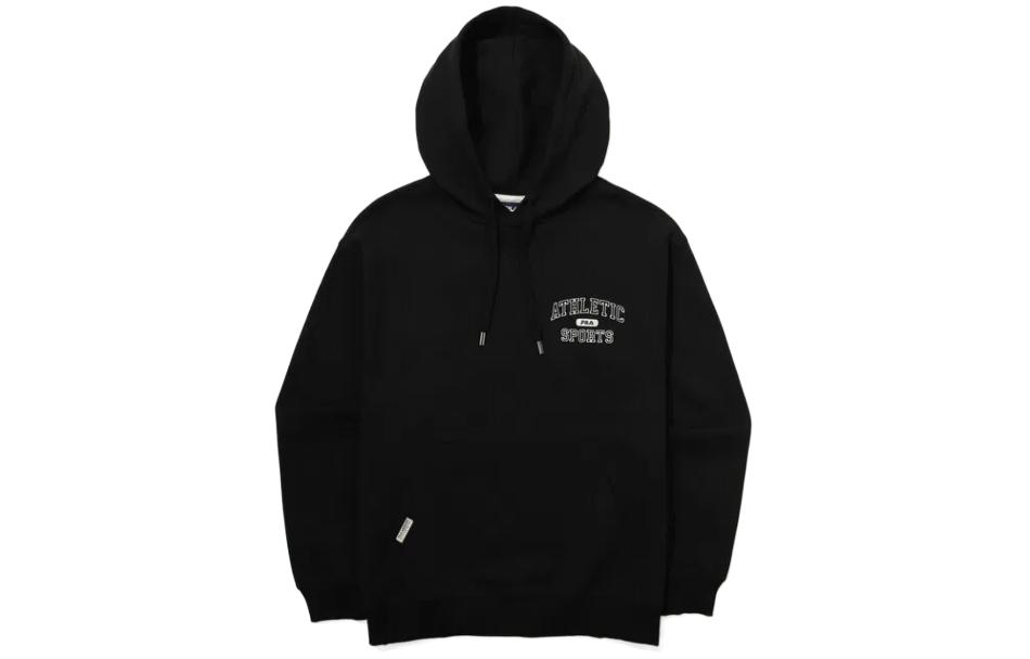 FILA Unisex Black Pullover Long-Sleeve Casual Sweatshirt FS2POG1107X-BLK