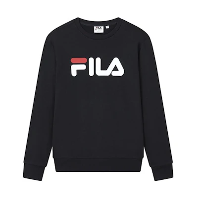 FILA Unisex Black Pullover Sweatshirt F51U344231A-NV
